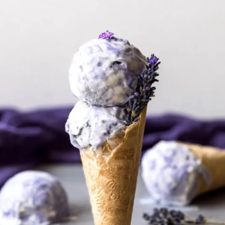 Lavender Earl Grey Ice Cream