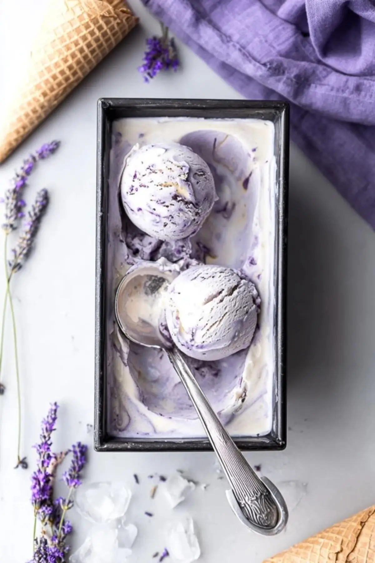 Lavender Earl Grey Ice Cream