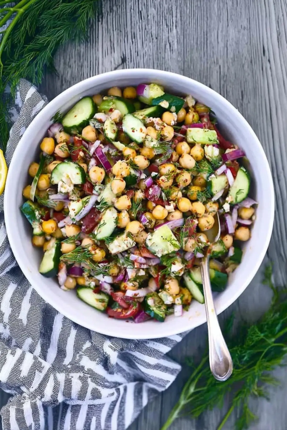Mediterranean Chickpea Salad Recipe