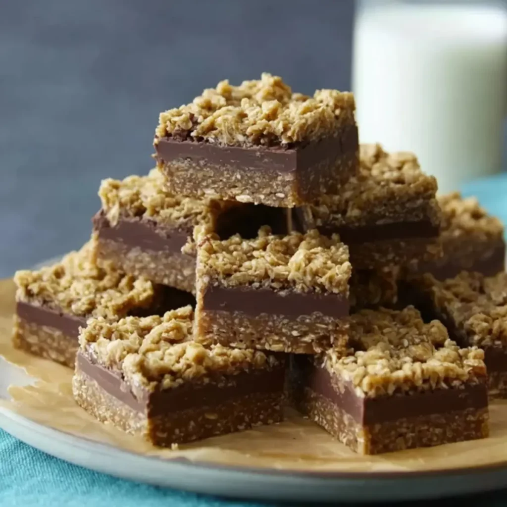 No-Bake Chocolate Oat Bars