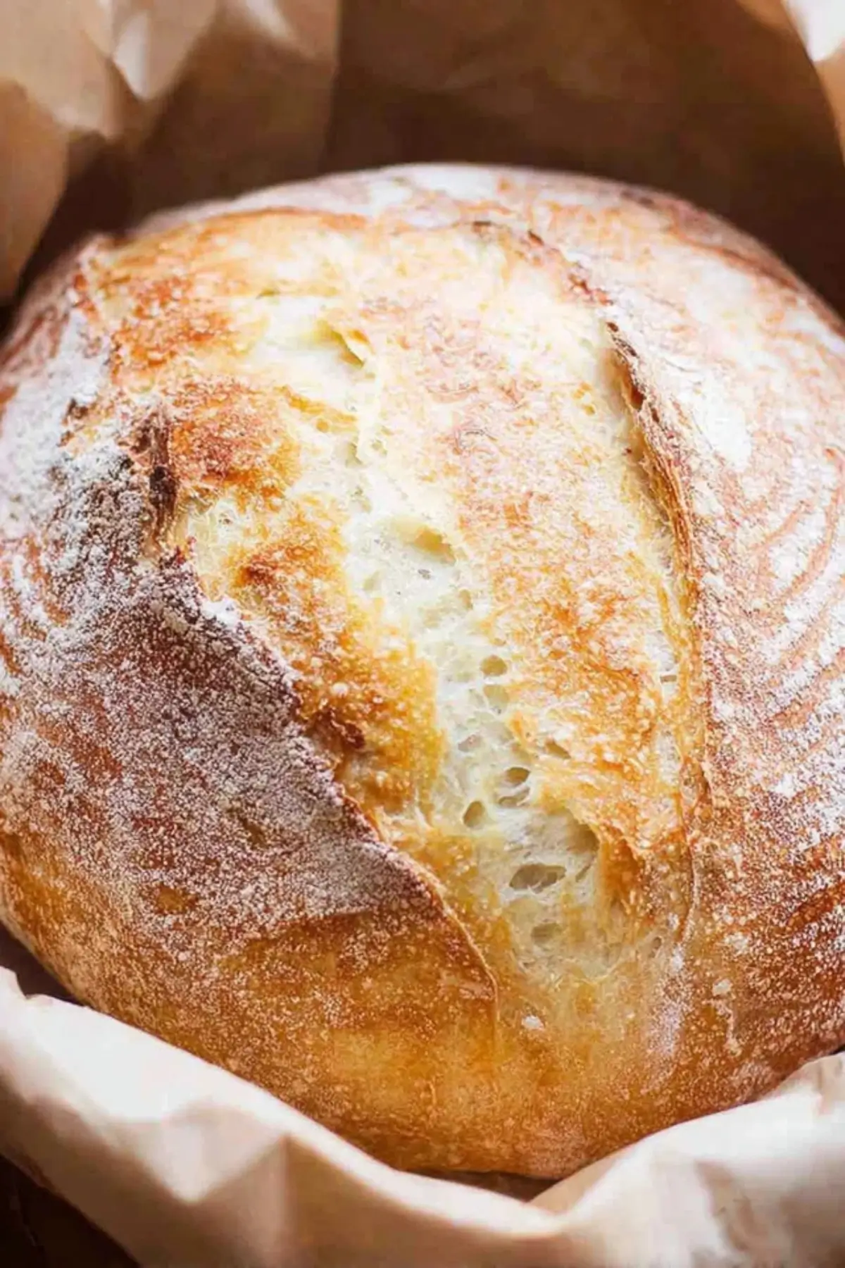 No Knead Sourdough Bread Recipe