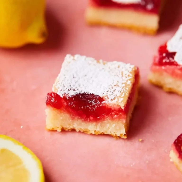 Raspberry Lemon Bars Recipe