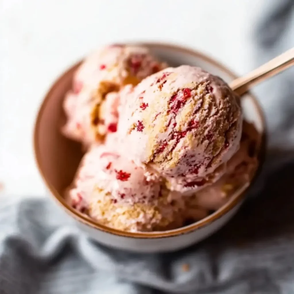 Strawberry Cheesecake Ice Cream Recipe