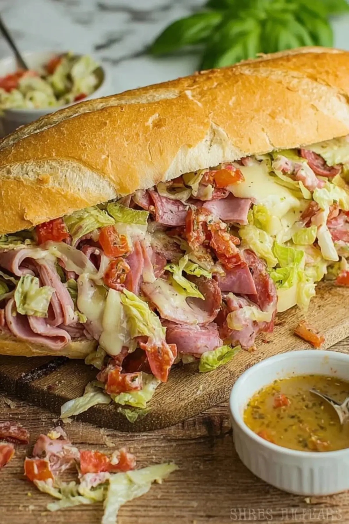 TikTok Viral Chopped Italian Sandwich Recipe