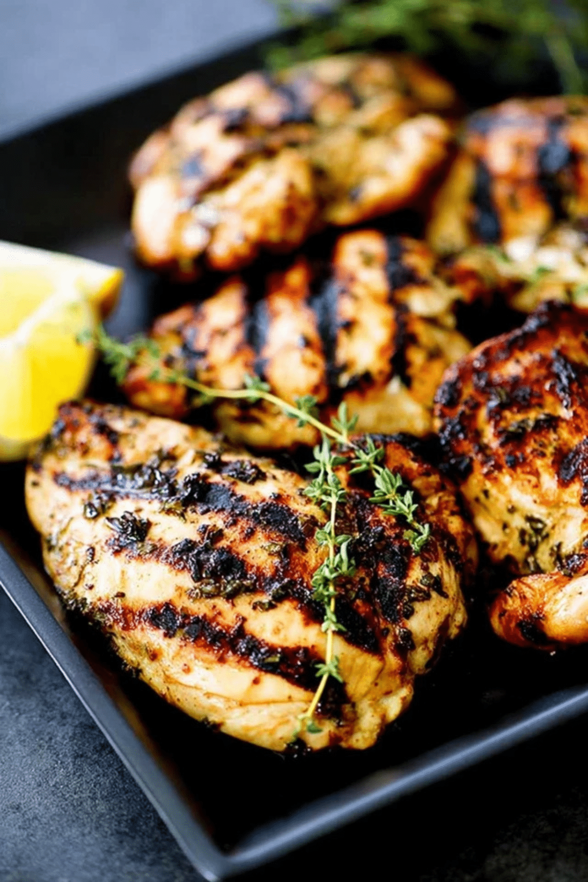 Apple Cider Thyme Grilled Chicken