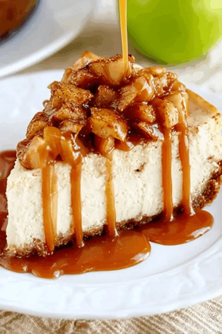Caramel Apple Cheesecake: The Ultimate Fall Dessert - Recipes by Lucelle