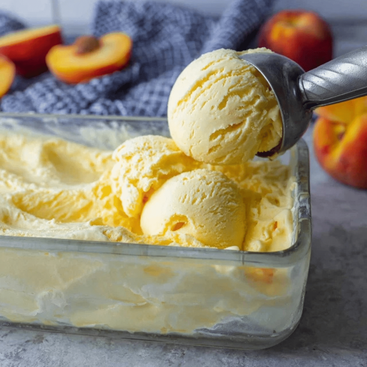 Old Fashioned Peach Ice Cream Recipe Recipes by Lucelle