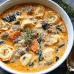 Sausage Tortellini Soup