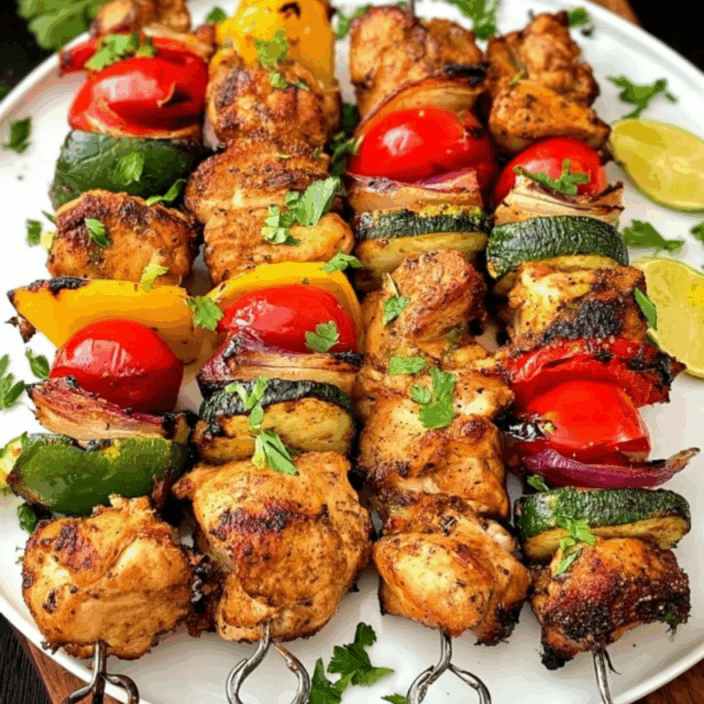 Air Fryer Chicken Kebabs