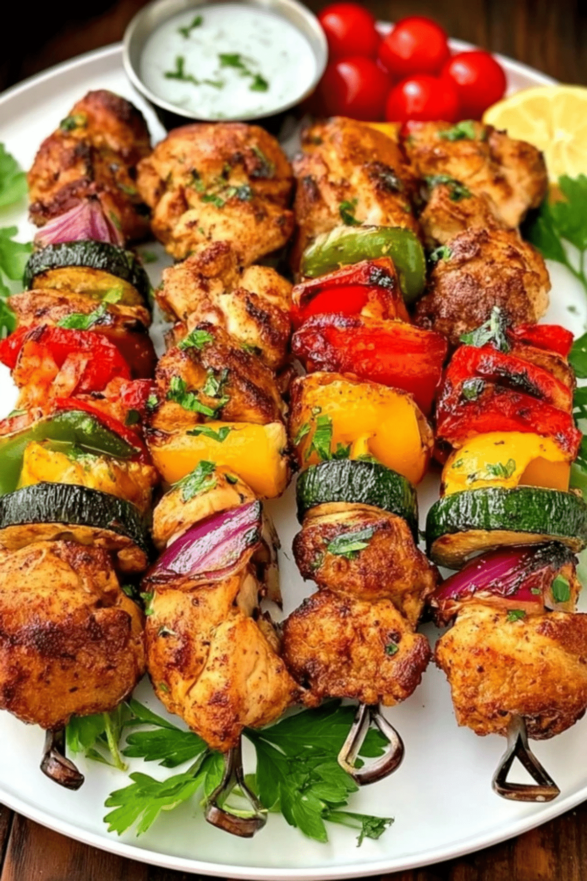 Air Fryer Chicken Kebabs