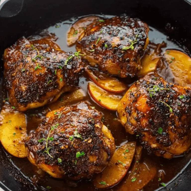 Apple Cider Glazed Chicken