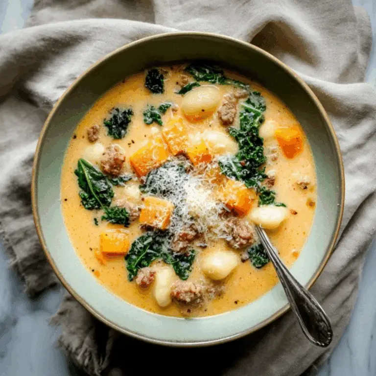 Butternut Squash Gnocchi Soup