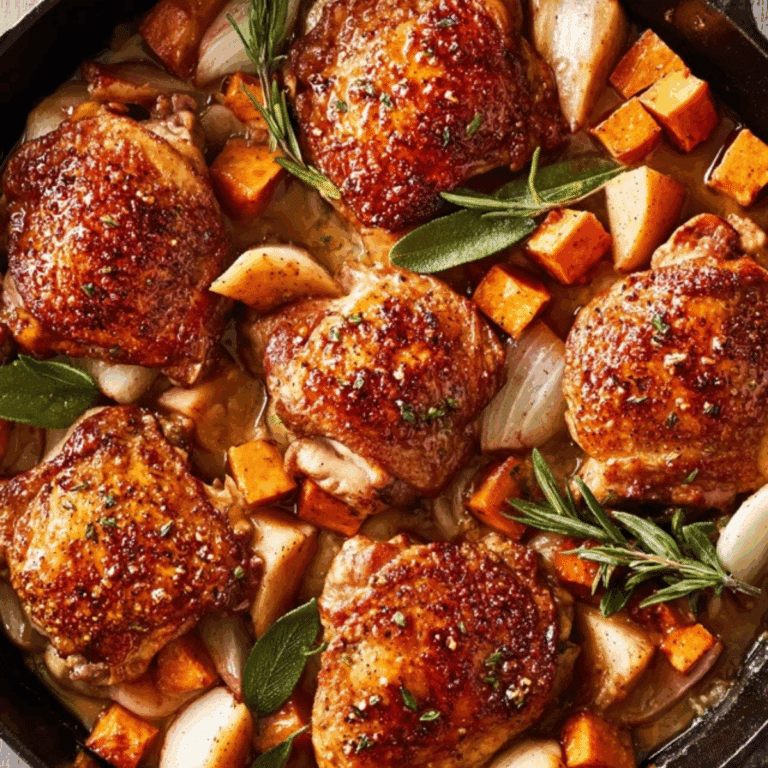 Cider Glazed Chicken Thighs