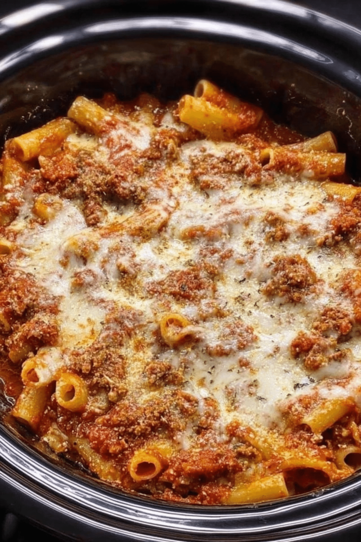 Crock Pot Baked Ziti