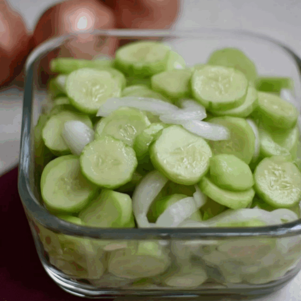 Cucumber and Onions in Vinegar: A Refreshing Southern Side Dish ...