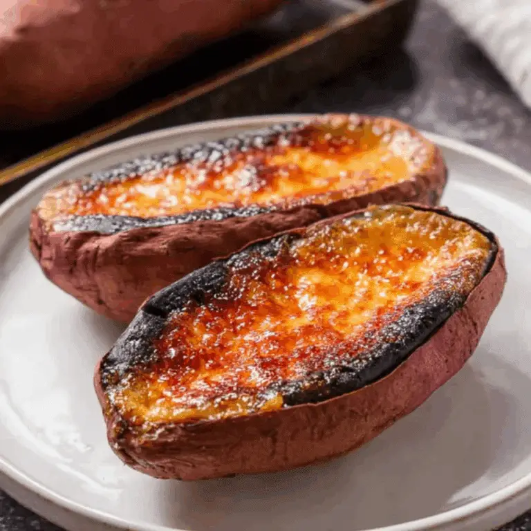 Japanese Sweet Potato Crème Brûlée