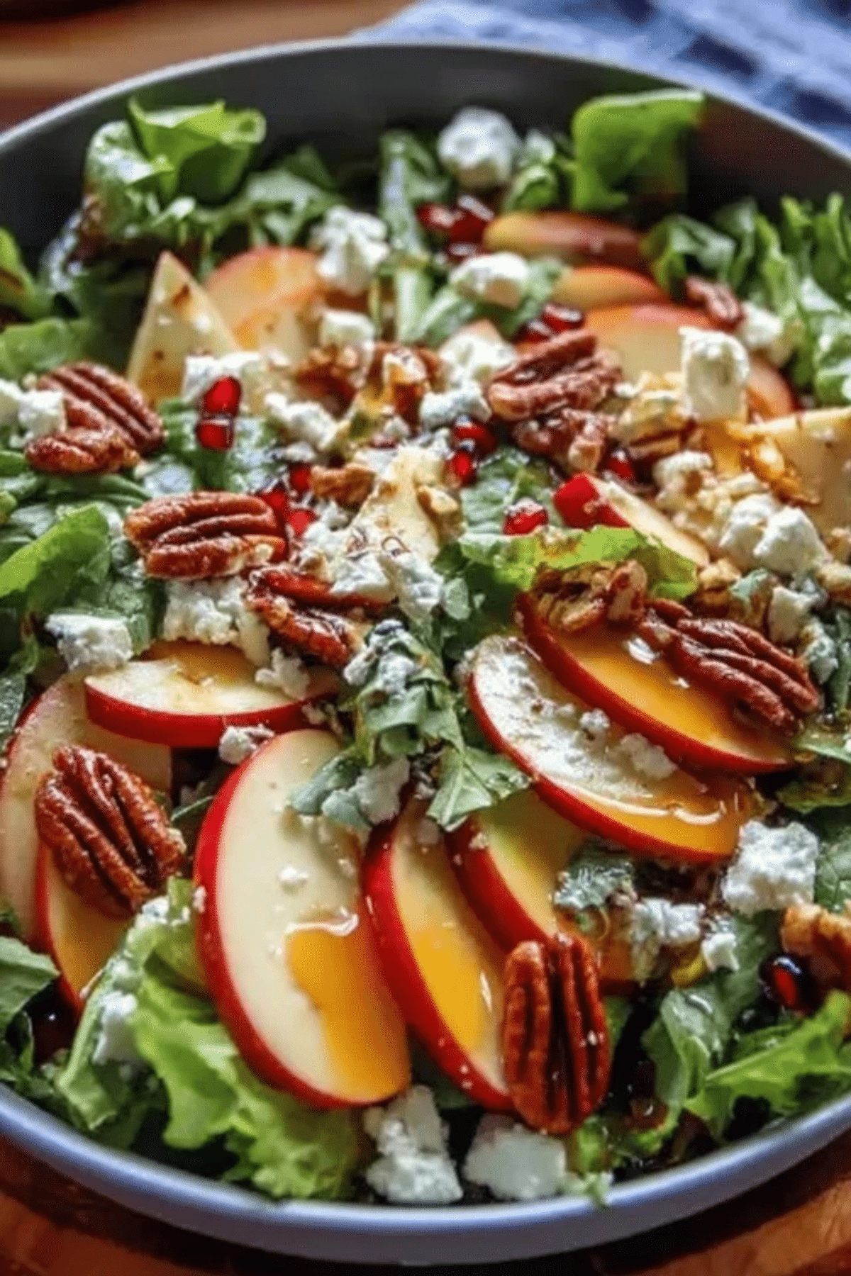 Autumn Harvest Honeycrisp Apple and Feta Salad