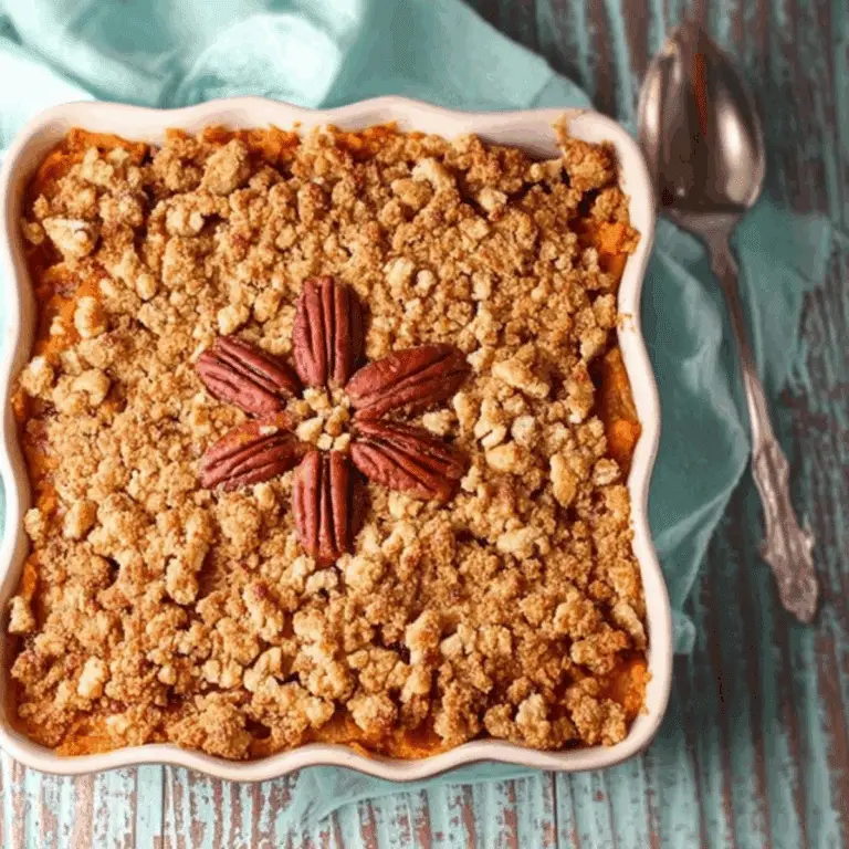 Copycat Ruth’s Chris Sweet Potato Casserole with Pecan Topping (1)