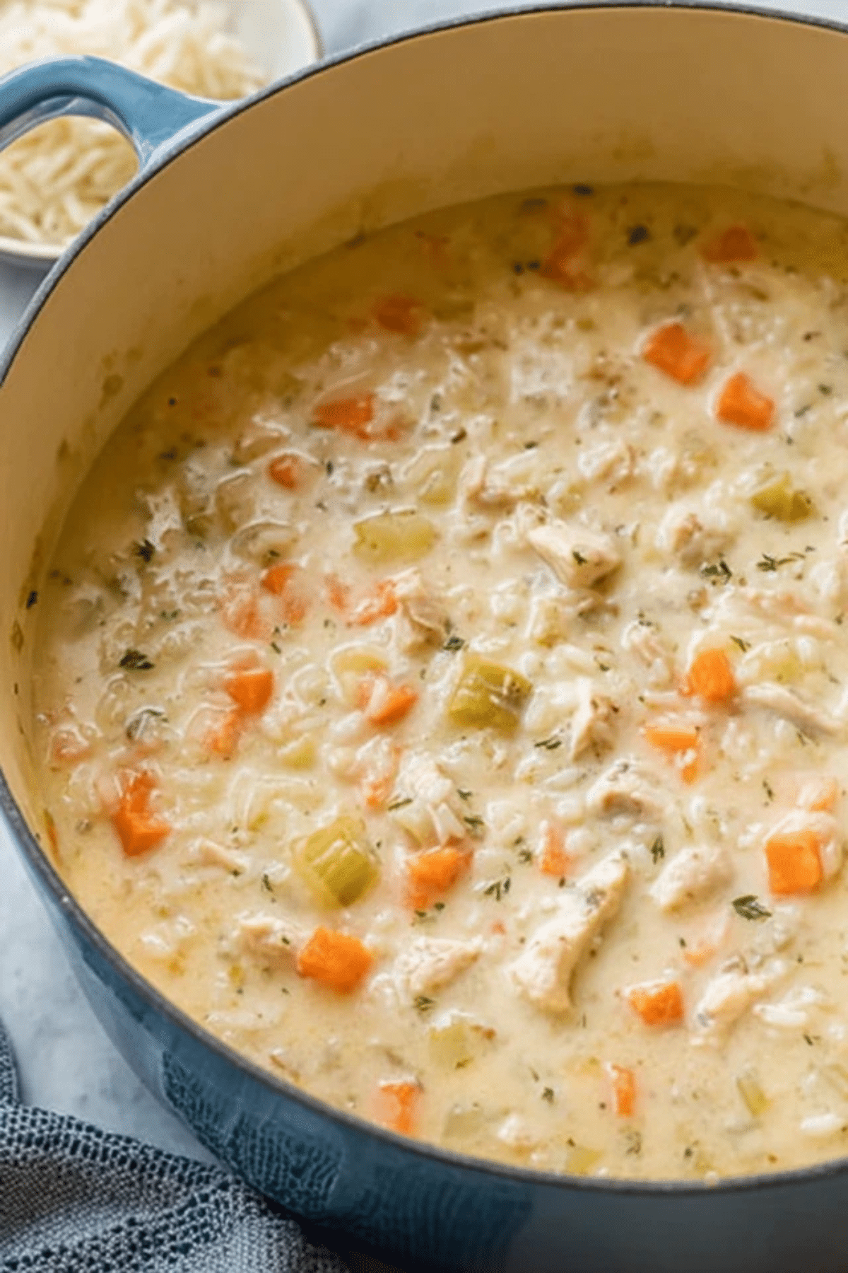 Creamy Chicken and Rice Soup (4)