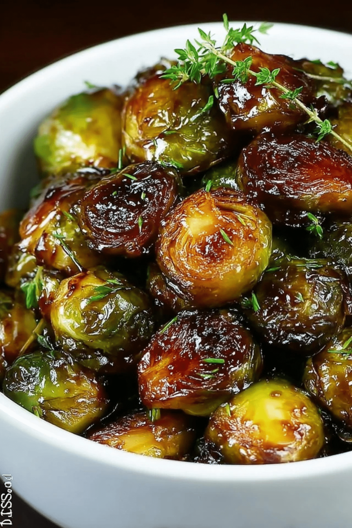 Crispy Honey Balsamic Brussels Sprouts