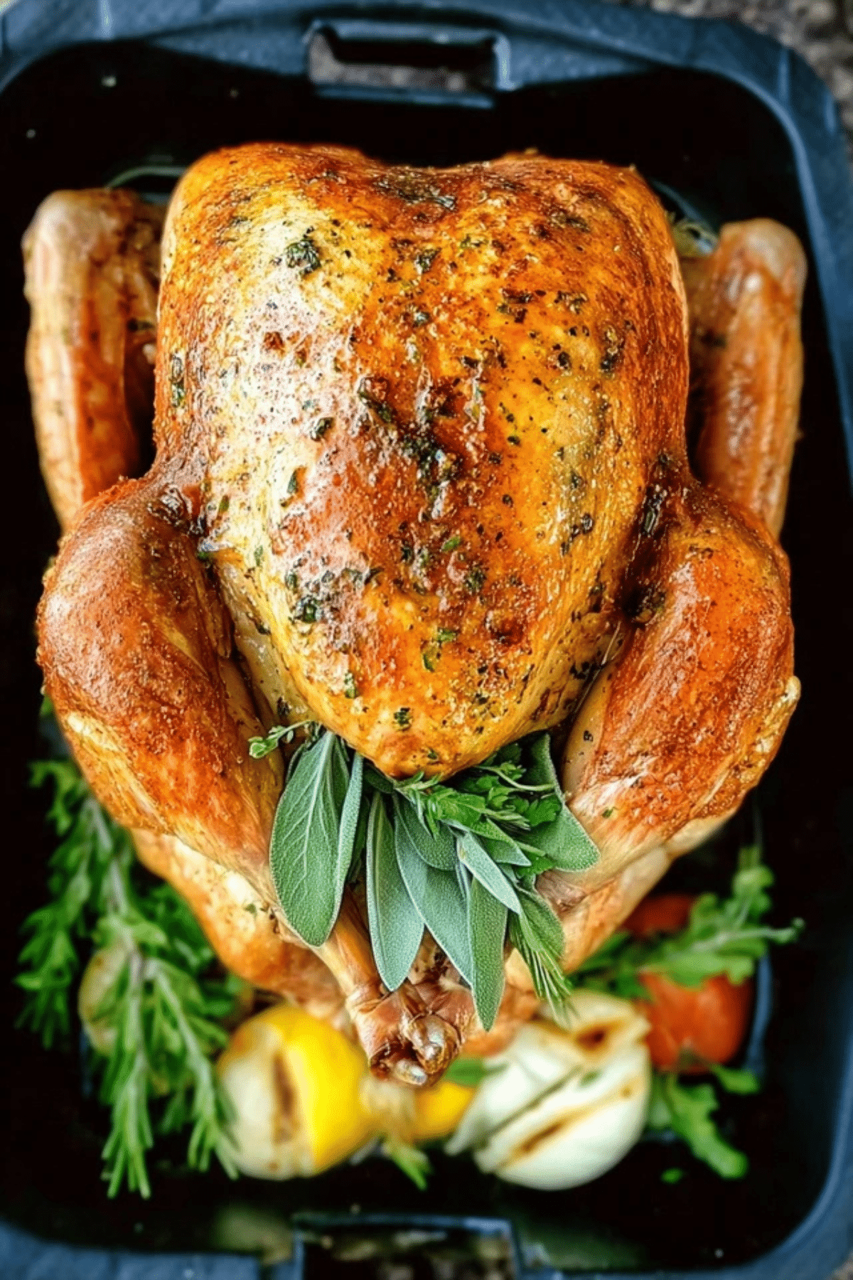Garlic Herb Butter Thanksgiving Turkey