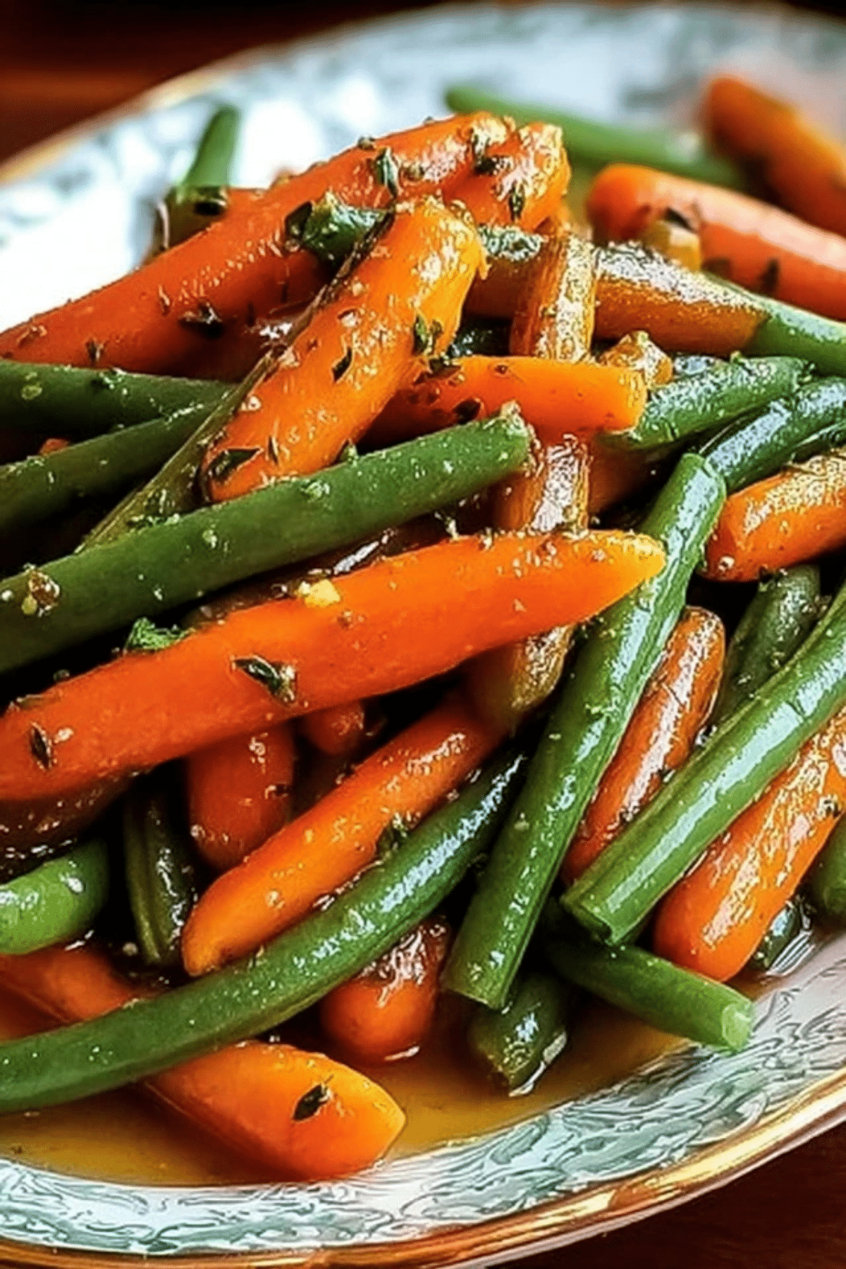 Honey Glazed Carrots & Green Beans (4)