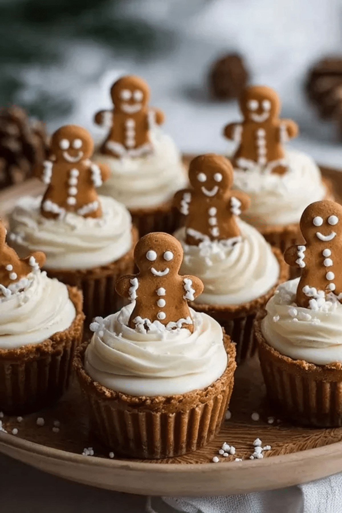 No-Bake Gingerbread Cheesecake Cups (3)
