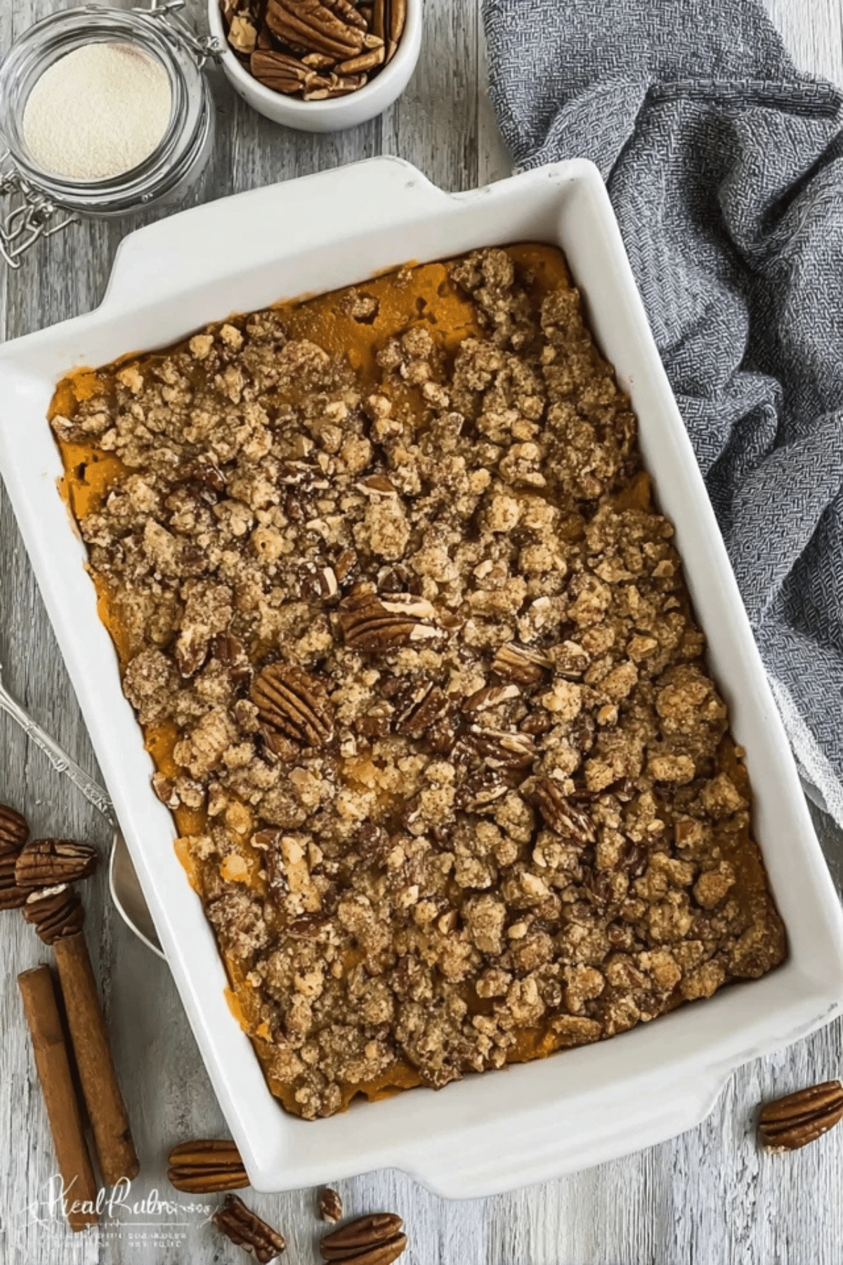 Old Fashioned Sweet Potato Casserole With Pecan Topping (3)