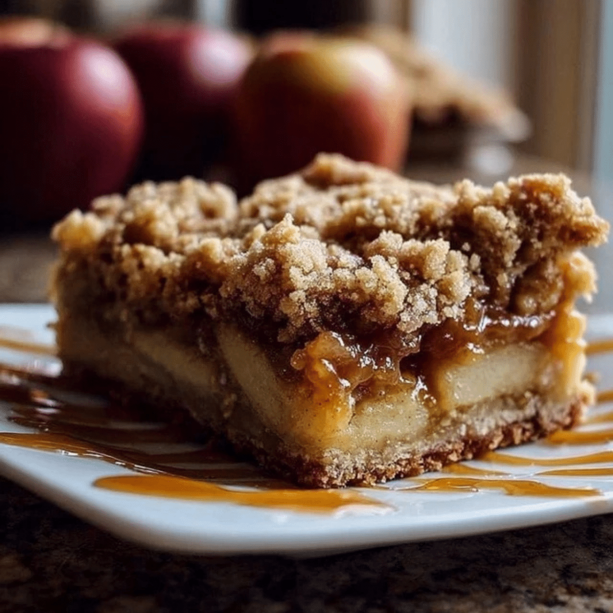 Salted Caramel Apple Crumble Bars Fall Treat: The Ultimate Autumn ...