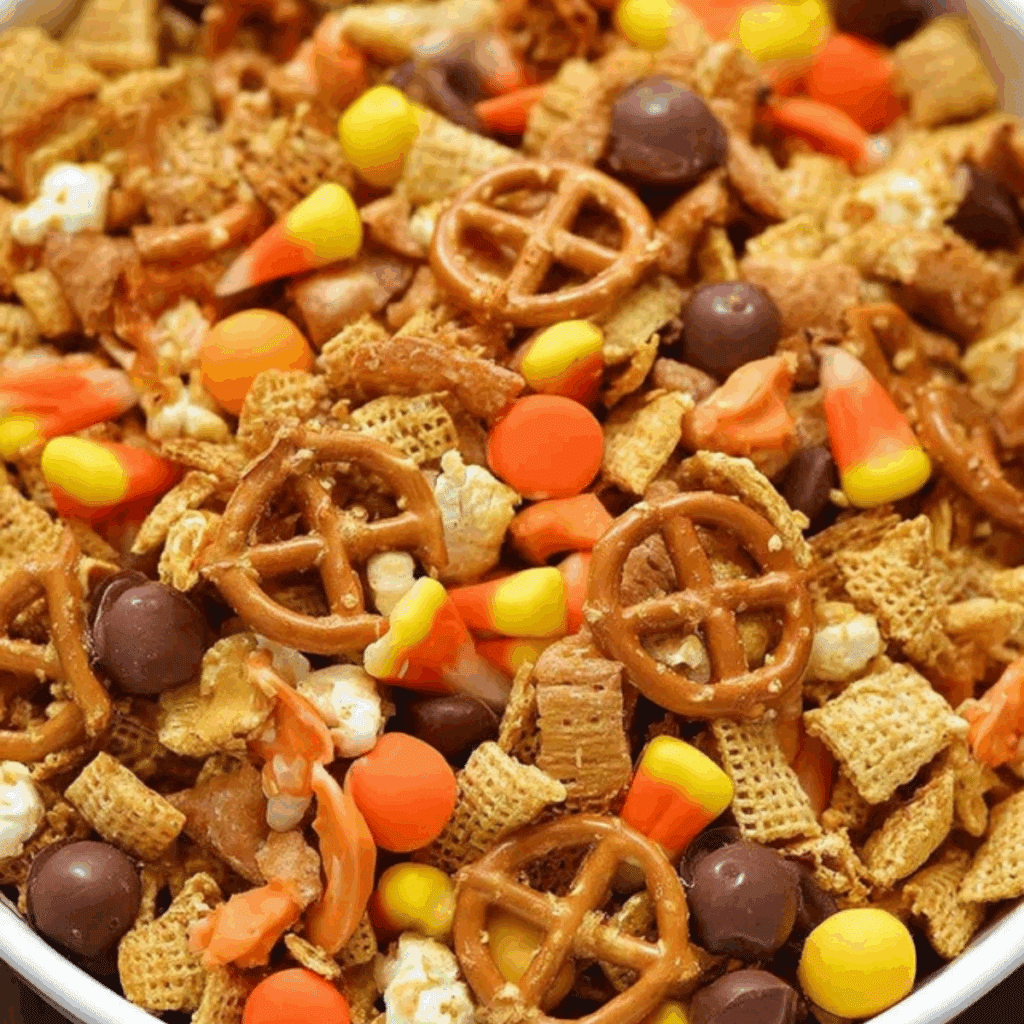 Scarecrow Crunch Snack Mix: A Sweet & Salty Fall Treat - Recipes by Lucelle