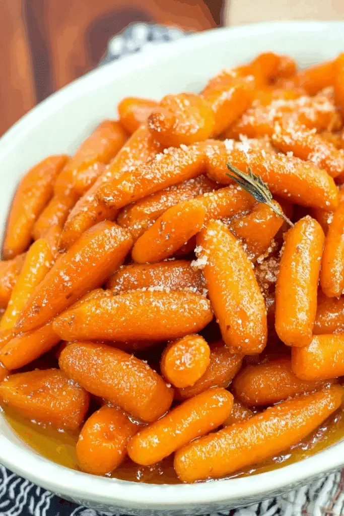 Slow Cooker Maple & Brown Sugar Glazed Carrots super easy recipe ...