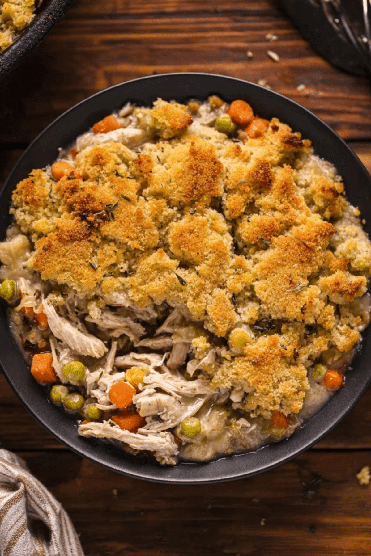 Turkey Pot Pie with Stuffing Crust (2)