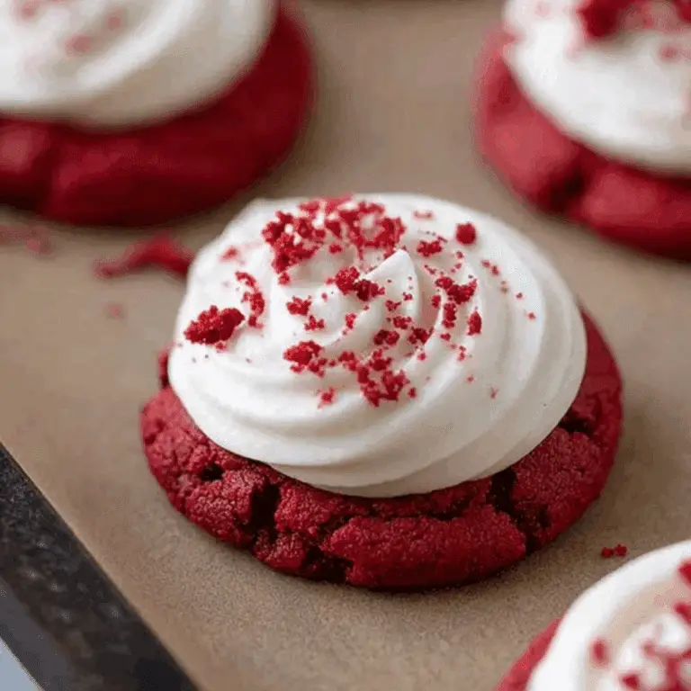 Crumbl Red Velvet Cupcake Cookies (1)