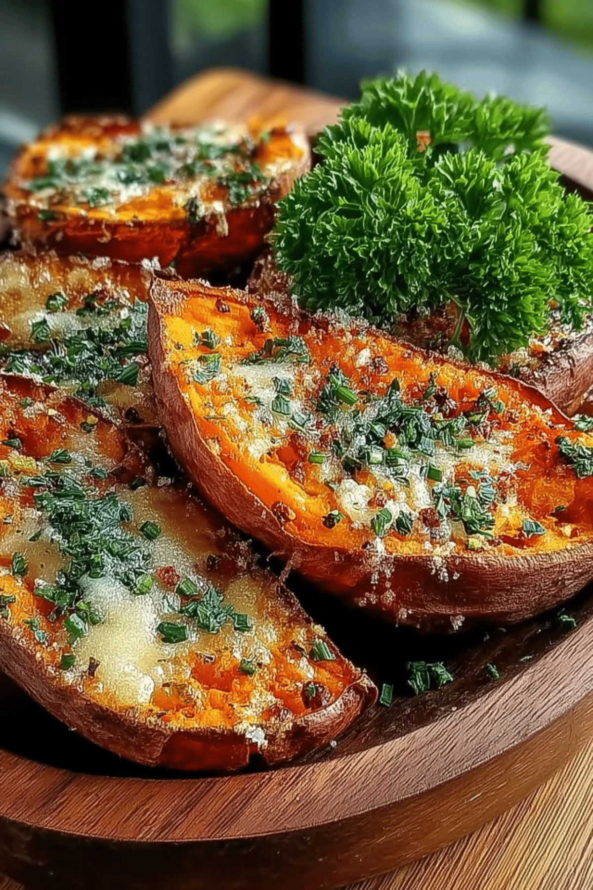 Garlic Parmesan Sweet Potato Wedges (5)