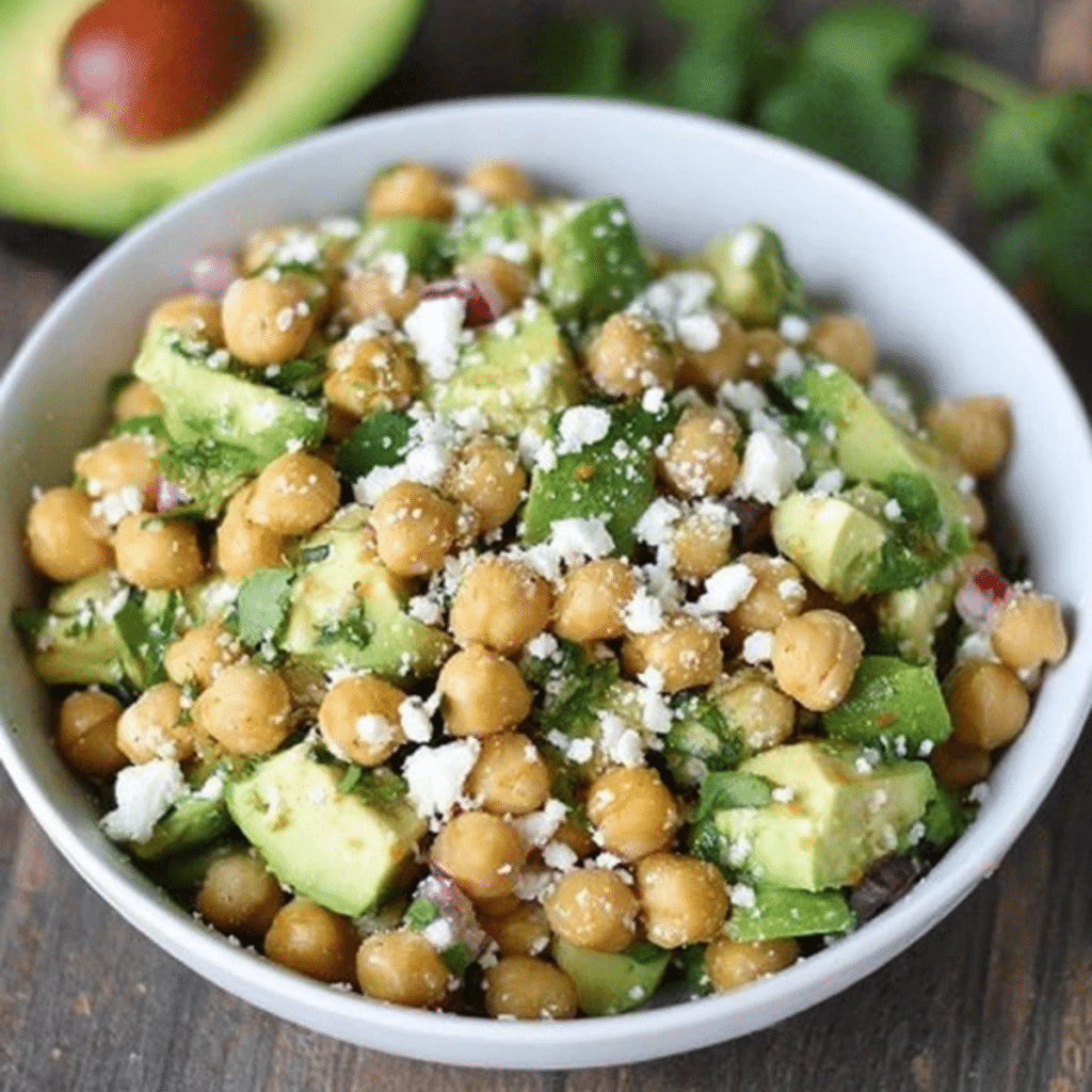 Chickpea, Avocado, & Feta Salad