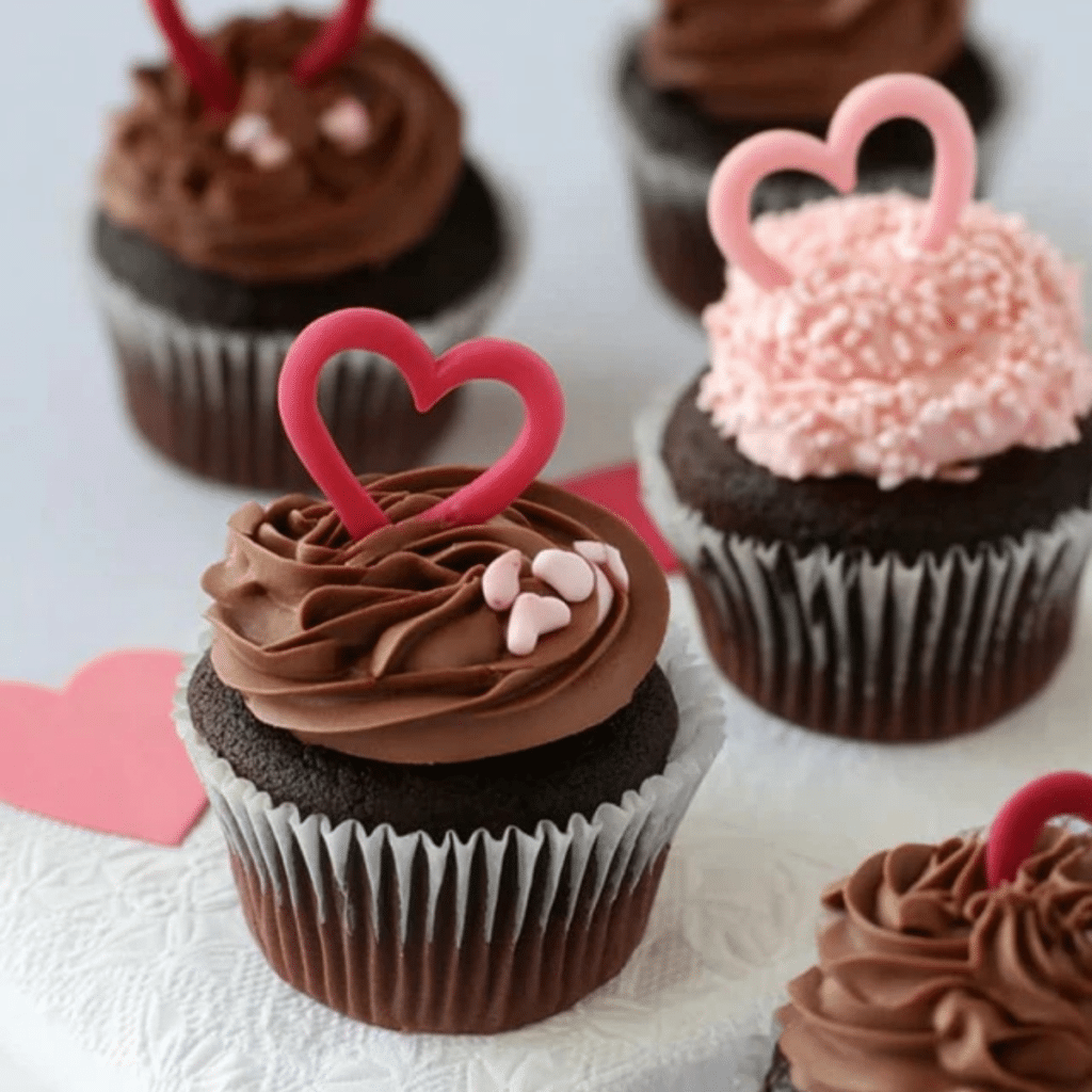 Heart Accents for Cupcakes