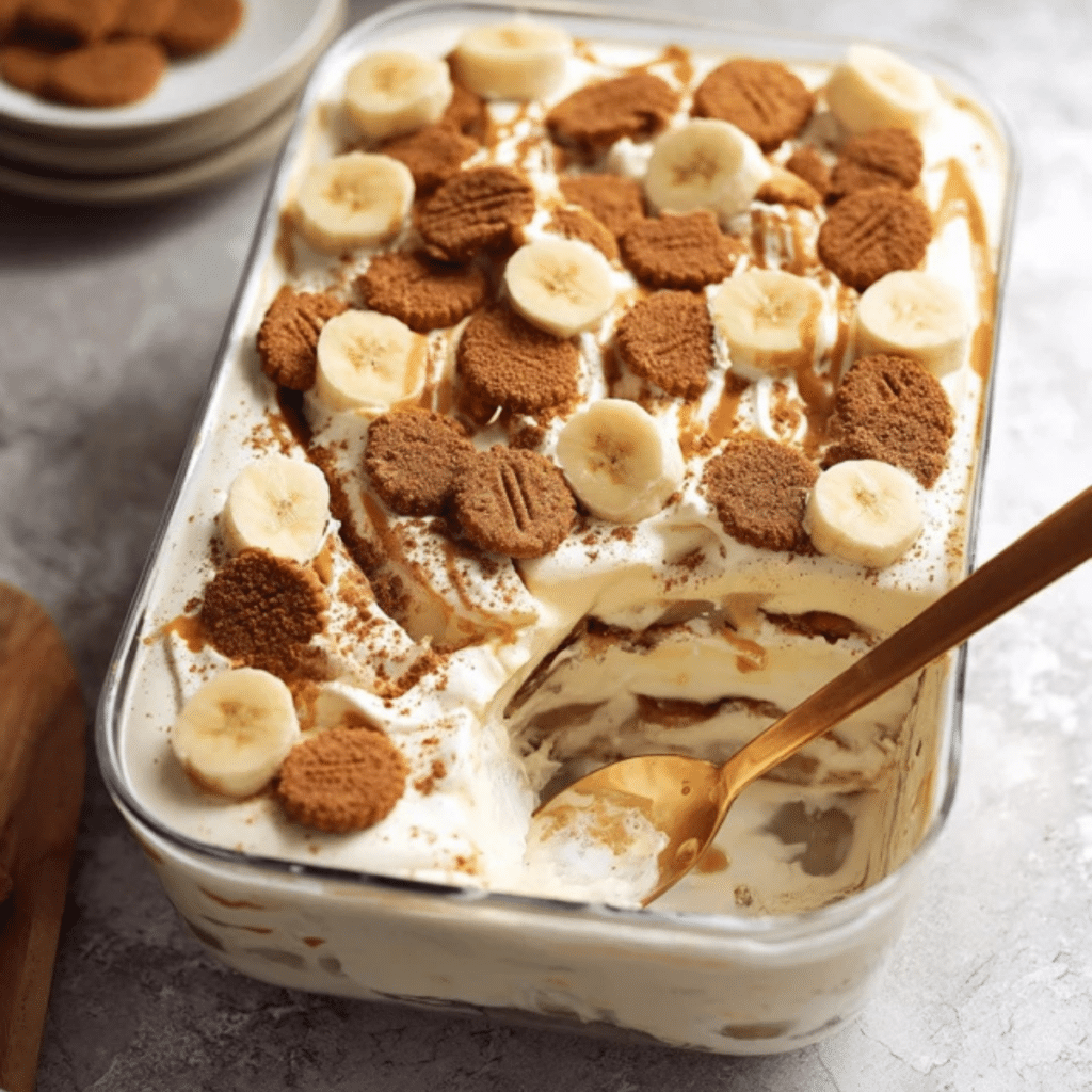 Biscoff Banana Pudding