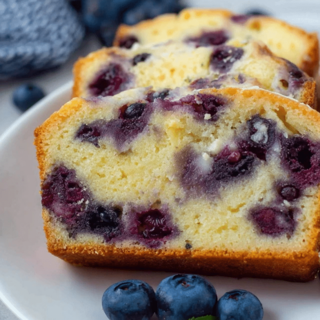 Blueberry Cream Cheese Loaf