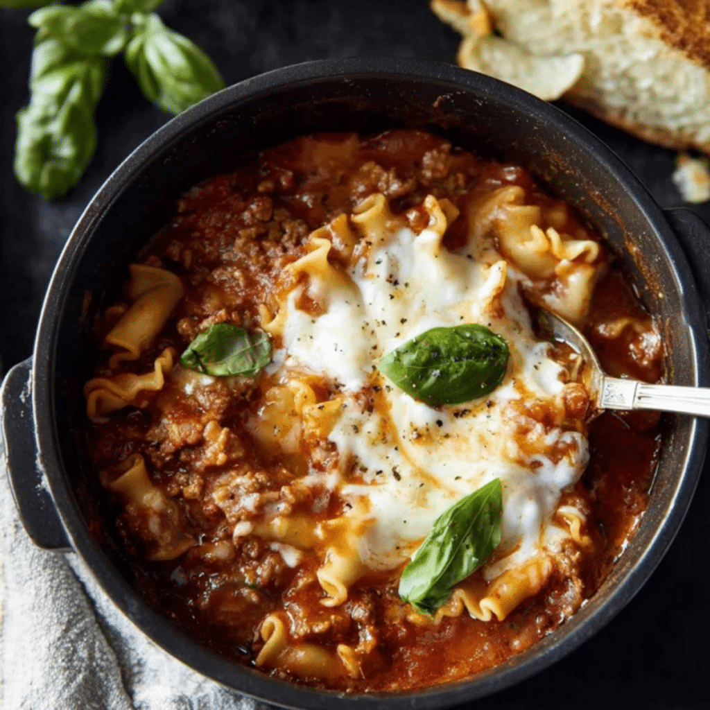 Crockpot Lasagna Soup