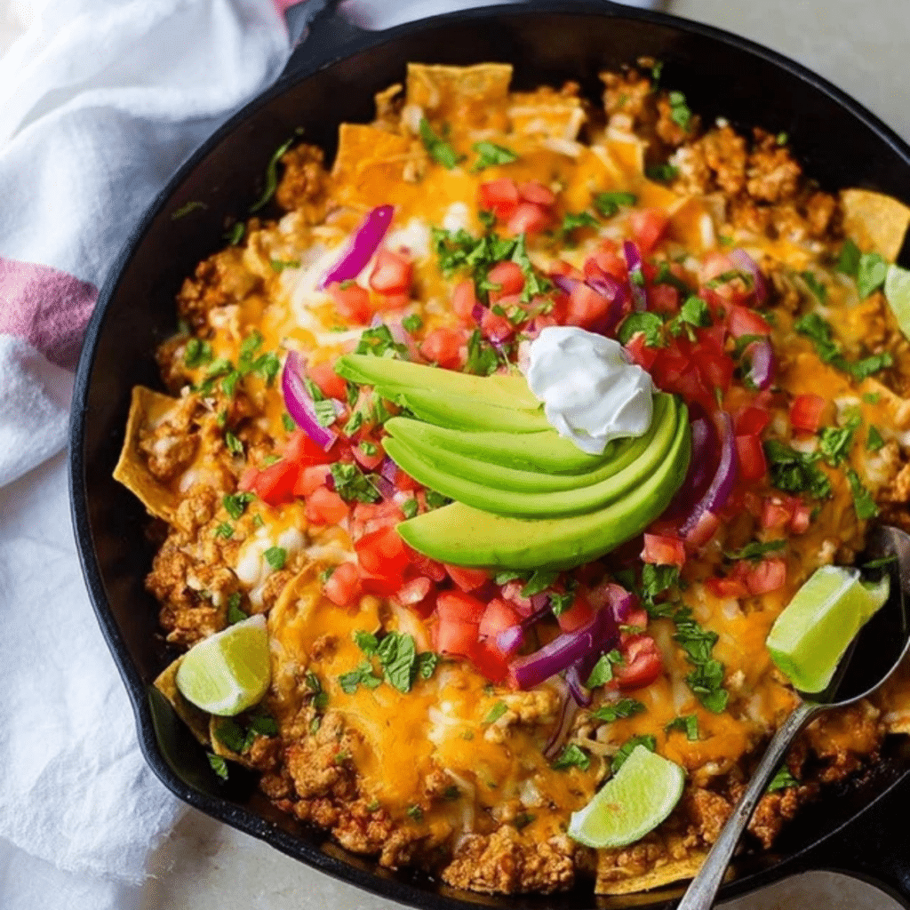 Ground Turkey Taco Skillet