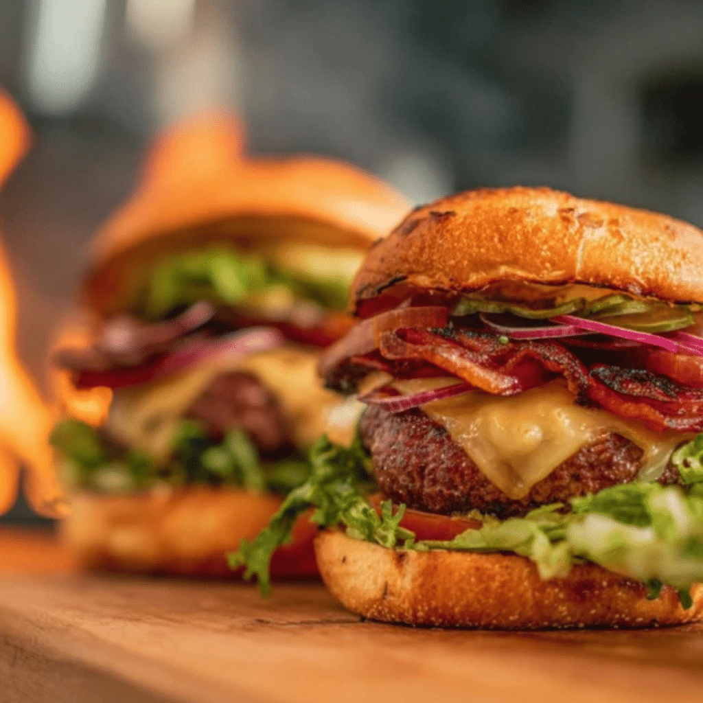 Smoked Hamburgers