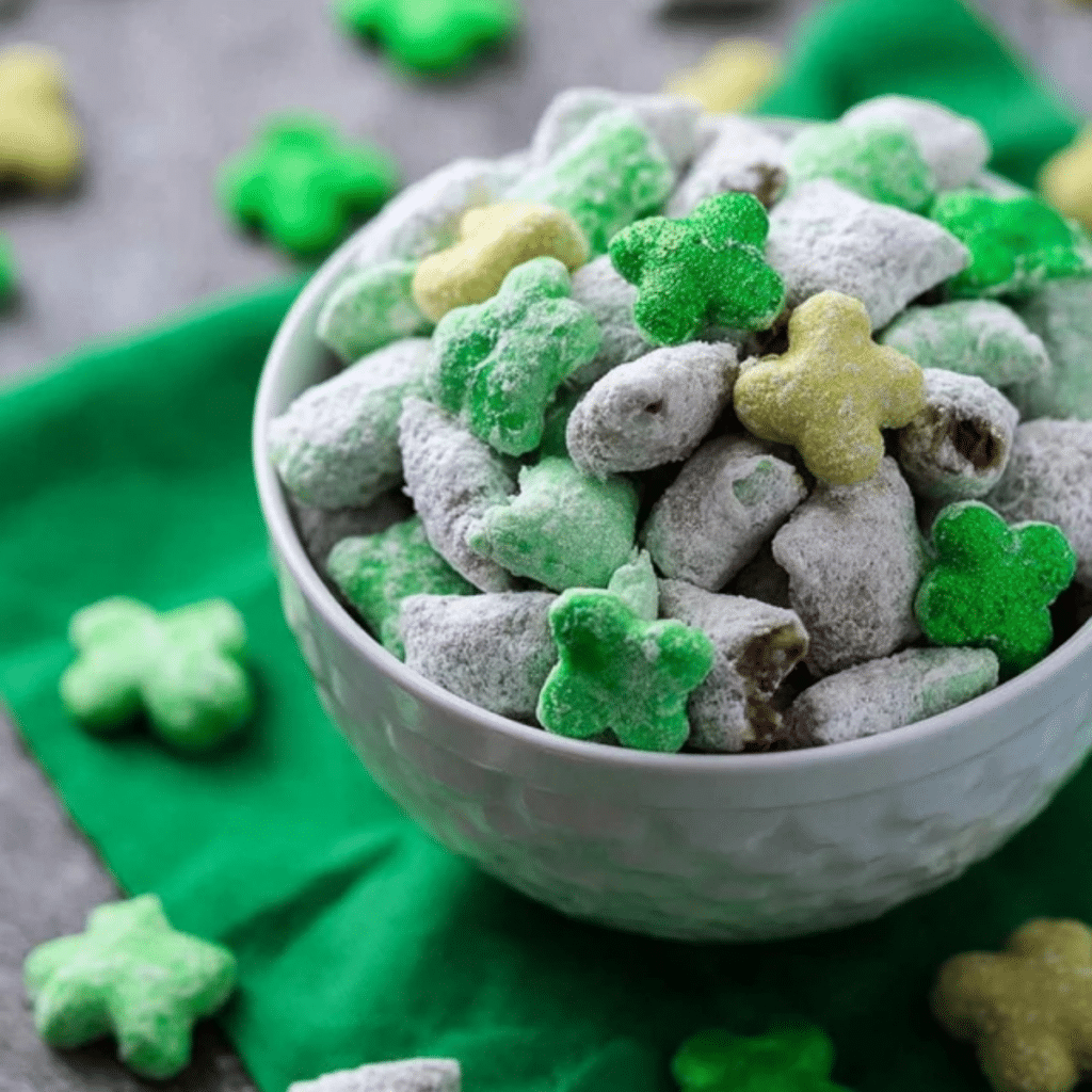 St Patrick’s Day Puppy Chow