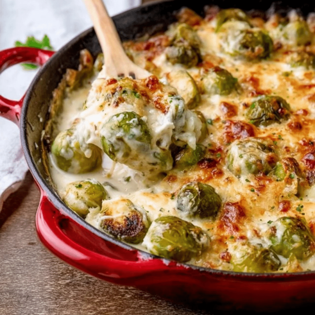 Cheesy Brussel Sprout Casserole: Easy Creamy Comfort Dish - Recipes by ...