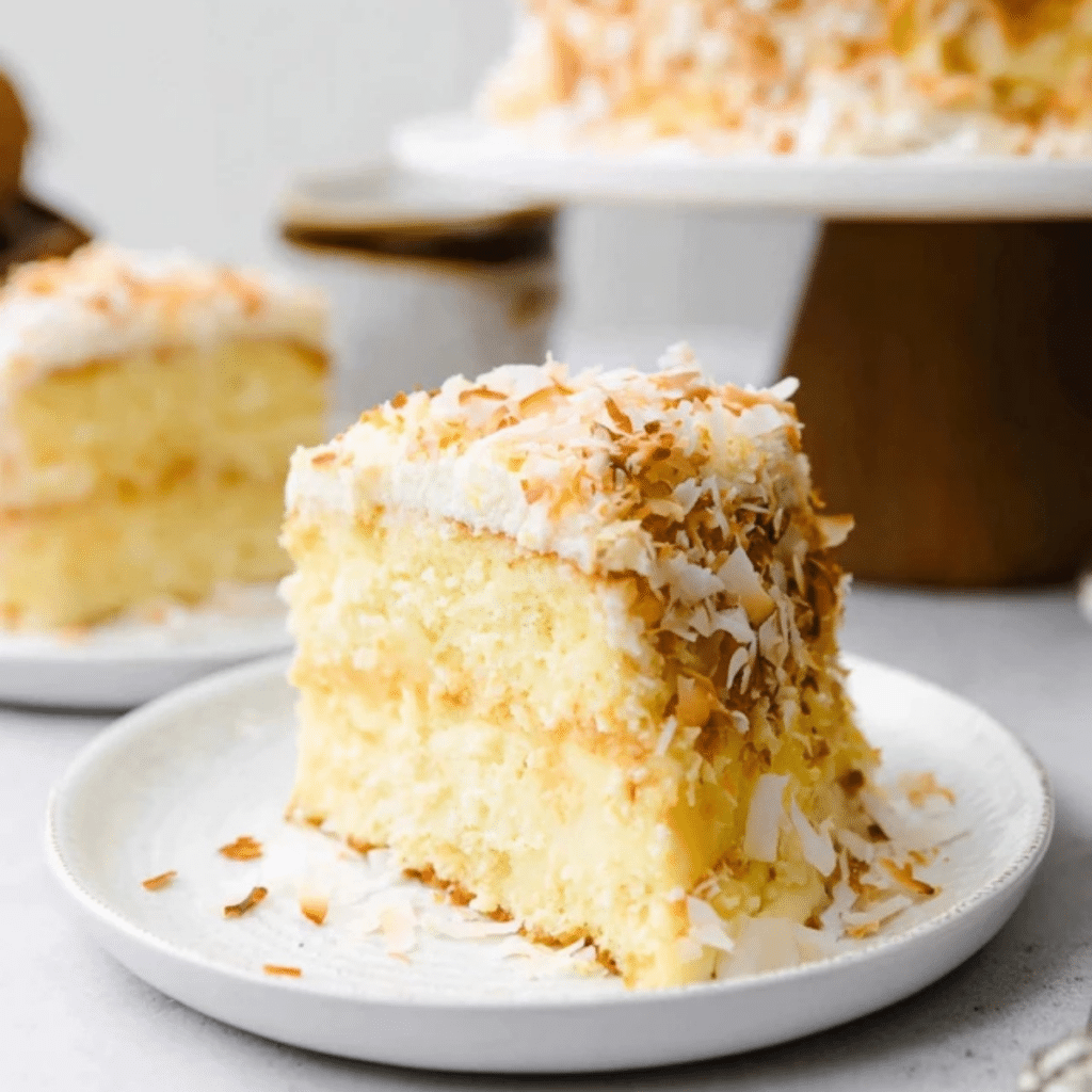 Coconut Custard Cake