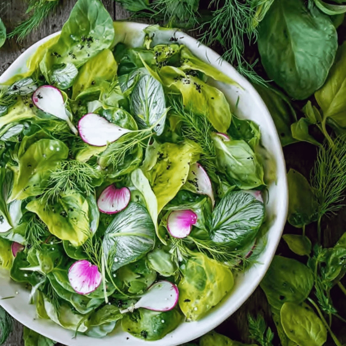 Spring Greens Examples Fresh Spring Greens Salad – Easy, Crisp & Flavorful - Recipes by Lucelle