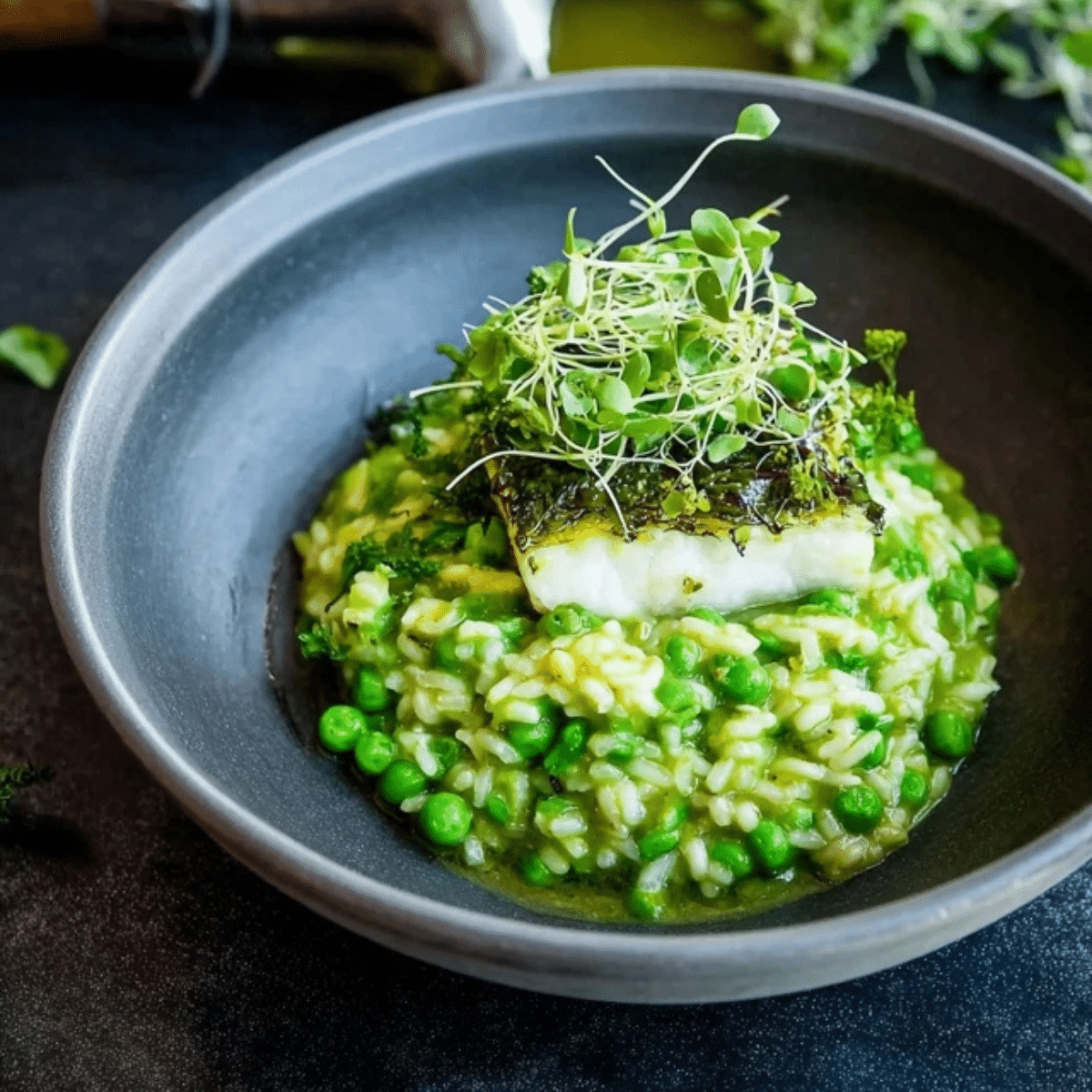 Spring Pea Risotto – super Creamy, Fresh & Flavorful - Recipes by Lucelle