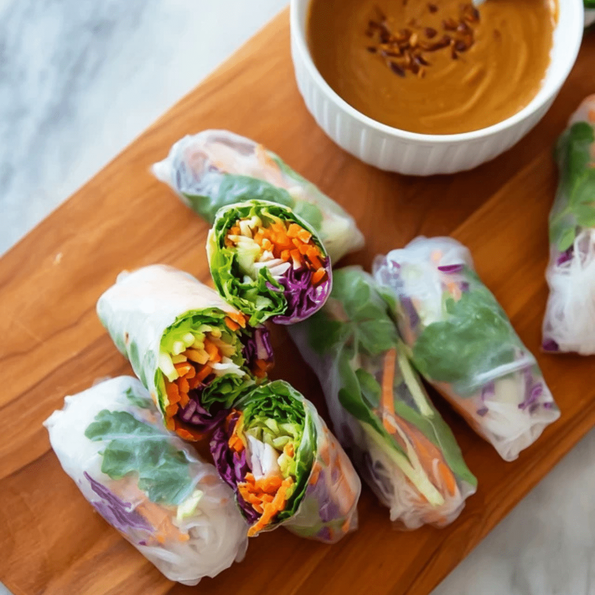 Spring Rollspictures Spring Rolls with Peanut Sauce – Fresh, Healthy, and Easy - Recipes by ...