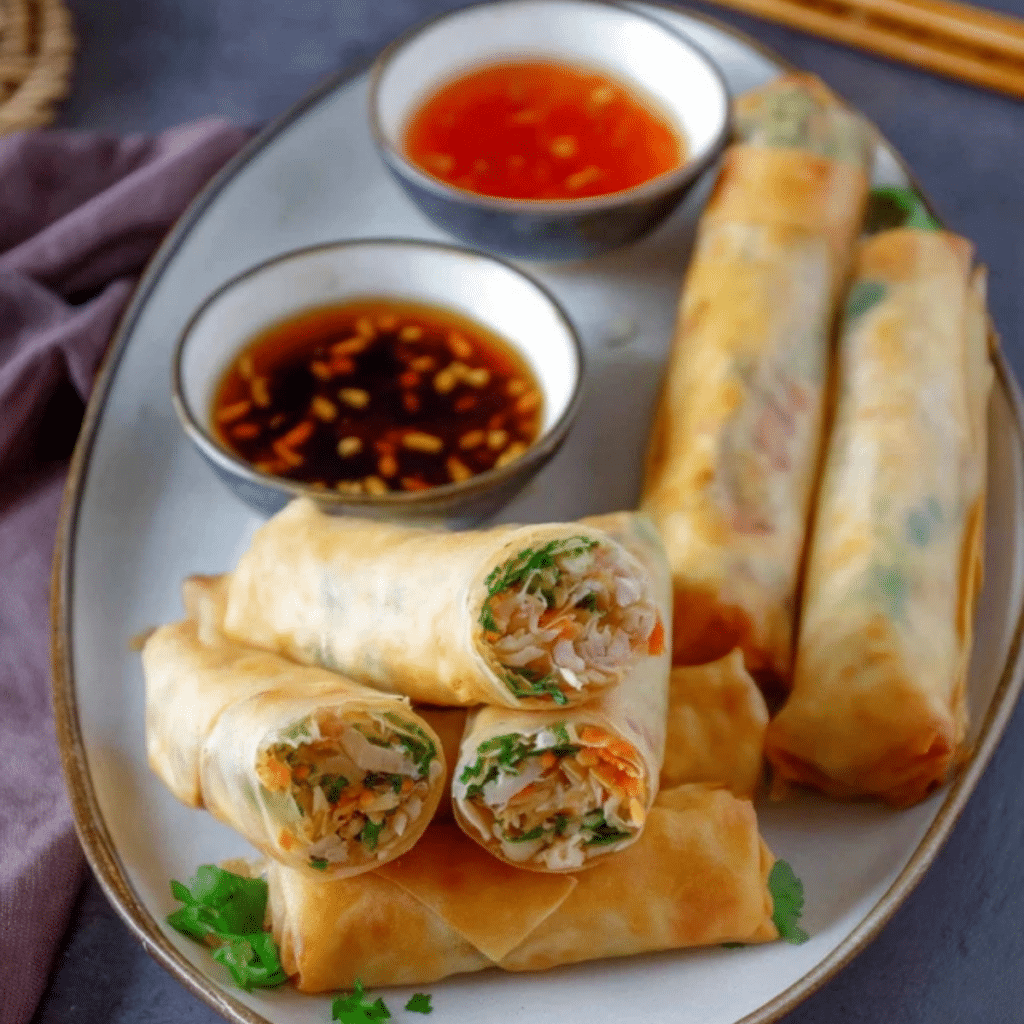 Crispy Chinese Spring Rolls Recipe You’ll Love - Recipes by Lucelle